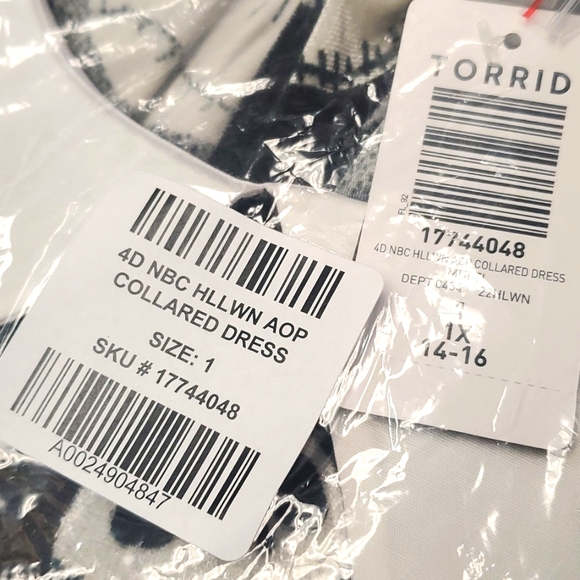 ❤️NWT VINTAGE TORRID NIGHTMARE BEFORE CHRISTMAS SKATER DRESS - HALLOWEEN - Picture 10 of 13